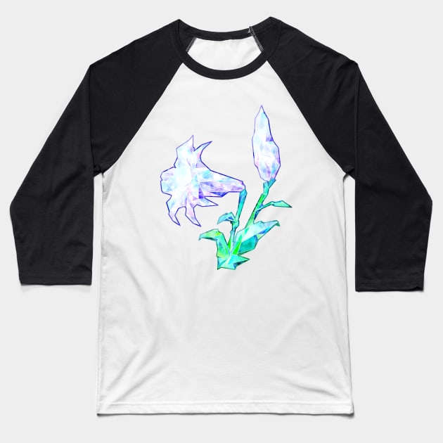 Gem Lily Baseball T-Shirt by slushink